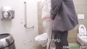 Erotic Petite Russian Spinner Has A Train Toilet Casual Sex Camwhore