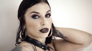 Ffm Tattooed Goth Nympho Ivy Lebelle Roughly Deepthroated In Brutal Video with Cumshot Porn Star