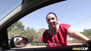 Free Pervy Cop Monty Fucks Spanish Slut For Gasoline Trip...