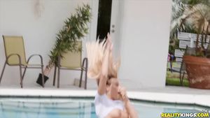 Ink Addie Andrews banged Ramon Nomar by the swimming pool Perfect Girl Porn