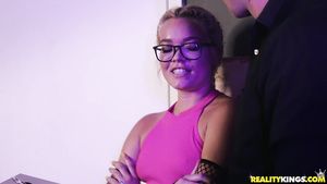 Funny Horny DJ banged Katie Kush in the underground night club Virginity
