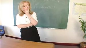 NXTComics Smoking Hot Blonde Teacher Fucks In The Classroom Ah-Me