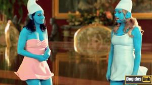 ILikeTubes Smurf cosplay girls crazy lesbian sex Gay