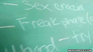 Celeb Hot teacher Olivia Blu makes out with student in classroom Hot Women Fucking