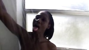 DaPink Amateur pussy fuck with skinny ebony bitch Pussy