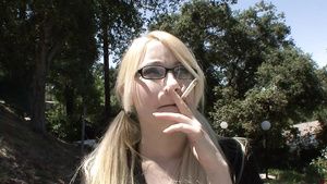 Best Blowjobs Beautiful teenage nymph loves male stick more then books Eating