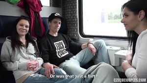 Silvia Saint Swinger Action In Train With Horny Young Pals Ass
