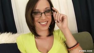 Erotic Jada Stevens hot babe in glasses porn video Pale