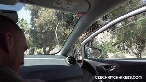 Tied Driver fucks Czech MILF Chloe Amour outdoors T-Cartoon