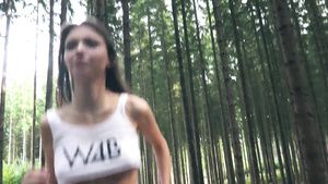 IwantYou Ukrainian Teen Goes Green And Rubs Her Pussy Outdoors Gay Medic