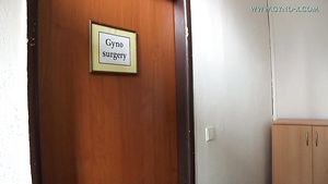 PornOO Blonde Slender Woman Visits Her Doctor And Masturbates With Toy Orgasm