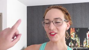EroticBeauties Slutty girl in glasses Gwen porn video...