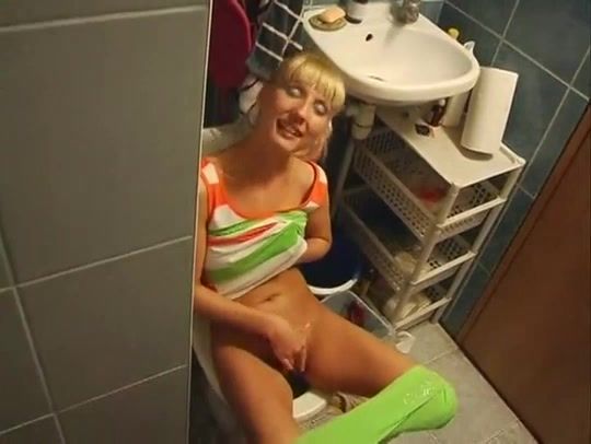 NudeMoon Milf Surprised In The Toilet - amateur porn New