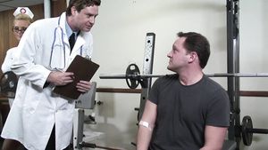 Hardcore Blonde Nurse Fucks With Horny Doctor In Hospital Gym Rule34