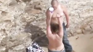Virginity Nasty Curvaceous Fucks Her Friend On The Beach Wild