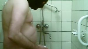 Sexy Sluts Masked dude gets ass filled with a huge enema in shower Free Rough Sex Porn