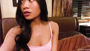 Brunettes Tiny asian babe Vina Sky crazy sex video Piercing