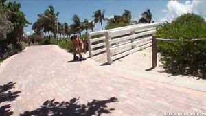 Topless Kayla Carrera Miami Beach in high definition Alexis Texas