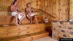 Pissing Big Natural Boobs 18-Years-Old Lucie Wilde Threesome Orgy In Sauna Chupando