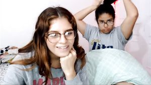 POV Young latin babes getting ready for passionate lesbian sex Lovoo