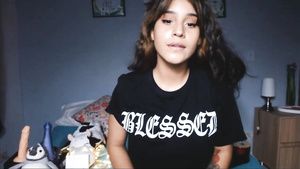 Nurugel Magnificent latina flashes her natural boobs on cam Cartoon