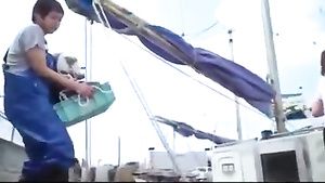Tory Lane Fisherman Shows Prick Fucks Japanese Babe In Boat Trip BlackGFS