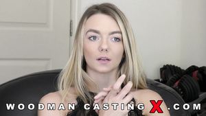 Gagging yammy blonde teen Molly Mae porn casting Bathroom