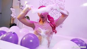 Bangla Porn star Abella looks especially sexy with her pink hair. Camgirl