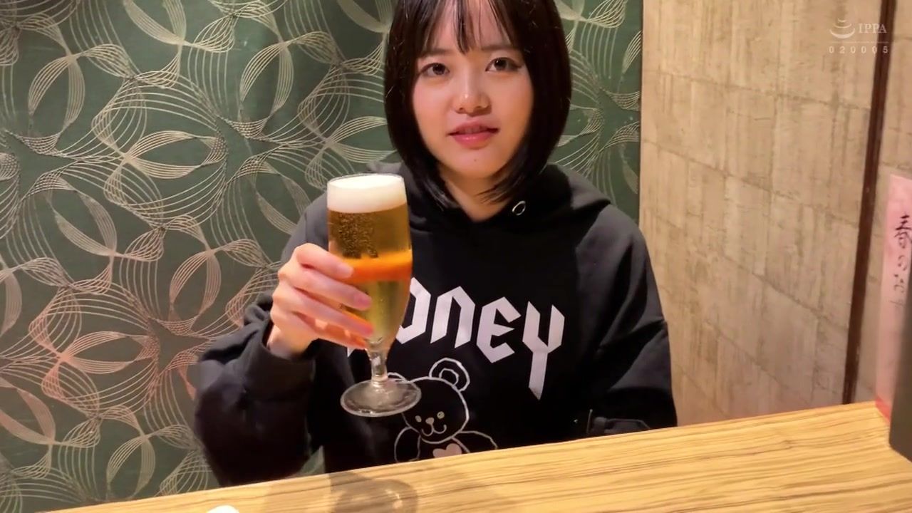 Role Play Asian teen likes beer and hot sex Bathroom