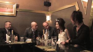 Teenie Modest Japanese babe gets satisfied by three dudes at once Barely 18 Porn