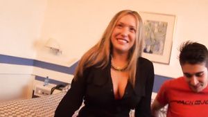 Videos Amadores Big boobed blonde is convinced to fuck Adrian Gay Straight