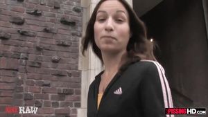 Pov Blow Job Skinny darkhaired babe Amber Rayne becomes a human urinal Nasty Free Porn
