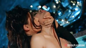 Sensual Tattooed biker bitches are exploring the practice of lesbian love Massage Creep