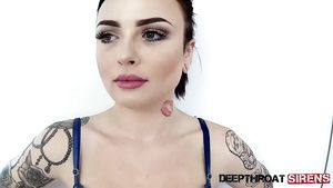 Gaydudes Deepthroat porn scene with Chloe Carter Ffm