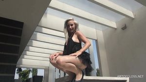 TruthOrDarePics Teen girl Helena hot pantyhose fetish solo Hot Cunt
