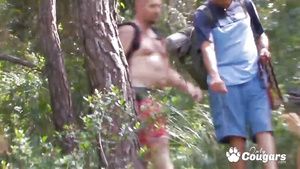 Oral Amateur MILF Gets Gangbanged In The Wild Forest By Two Savages Body