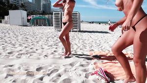 Hot Mom Shameless Teens Topless On The Beach Pink