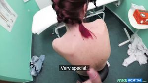 Money Purple-haired bimbo with small tits shagged by horny doctor BadJoJo
