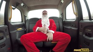 Vagina Horny Santa with a big dick fucks two whorish elfs in his car Wives
