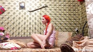 Glory Hole Inviting redhead stepdaughter takes a good...