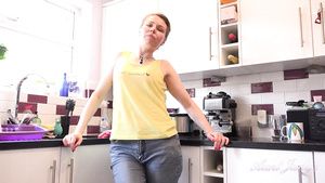 Best Blowjob Ever Housewife Alexia Plays For You In The Kitchen - Pussy Rubbing Gay Medic