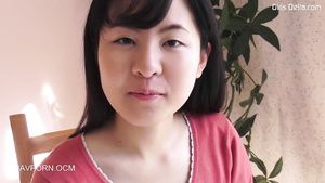 Classic Japanese minx Ayane hot solo video Big Pussy