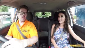 Titty Fuck A hot busty wife cheats on her husband with a driving instructor Dana DeArmond
