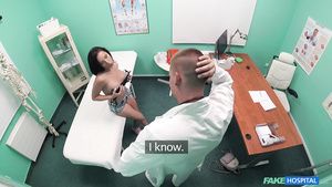 Athletic A nymph with big tits gets vaginally fucked by a horny doctor Sex Tape