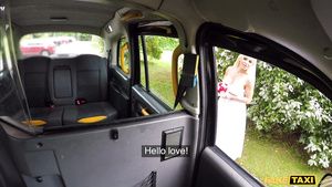 Gay Blowjob A sex hungry bride hooks up with a taxi driver on her wedding day Young Petite Porn