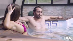HClips Susy Gala Poolside Cunt Workout Cut