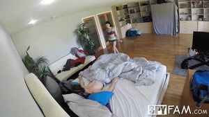 MelonsTube SpyFam Step sister Ariana Marie fucked after parents leave Picked Up