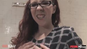 Oiled Nasty redhead Trinity Post is a dirty piss slut Speculum