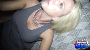 Shecock Blonde MILF amateur bukkake porn clip Sola