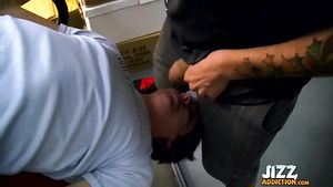 Cachonda Amateur gay guys threesome porn video Ice-Gay